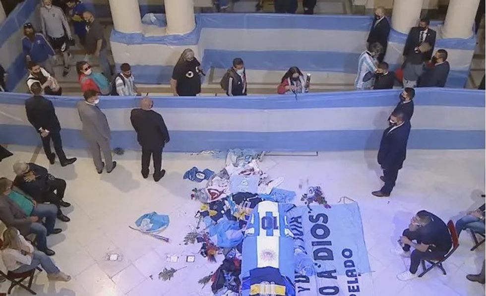 maradona funeral 2
