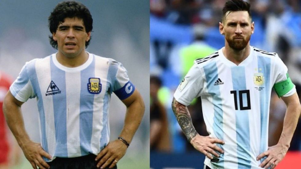 maradona messi