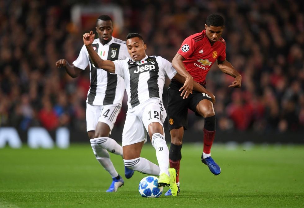 Marcus Rashford Alex Sandro