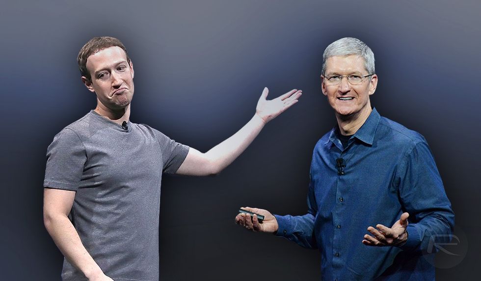 Mark Zuckerberg Tim Cook