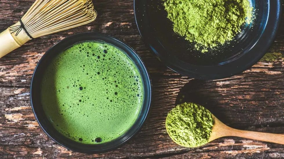 matcha green tea feature