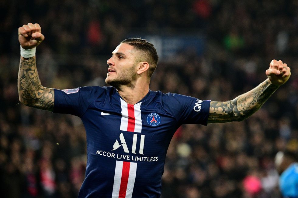 Mauro Icardi PSG vs Marseille Ligue 1 2019