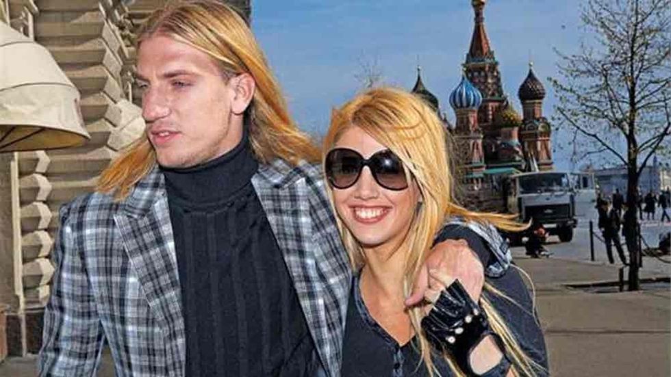 maxi lopez jugador del udinese junto a su ex pareja wanda nara efe