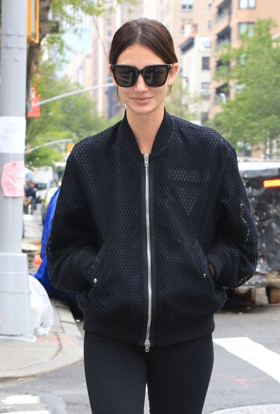 May 2, 2016: Lily Aldridge preps for the Met Gala as she steps out in a sporty chic ensemble in New York City., Image: 283234021, License: Rights-managed, Restrictions: CODE000, Model Release: no, Credit line: Profimedia, INF