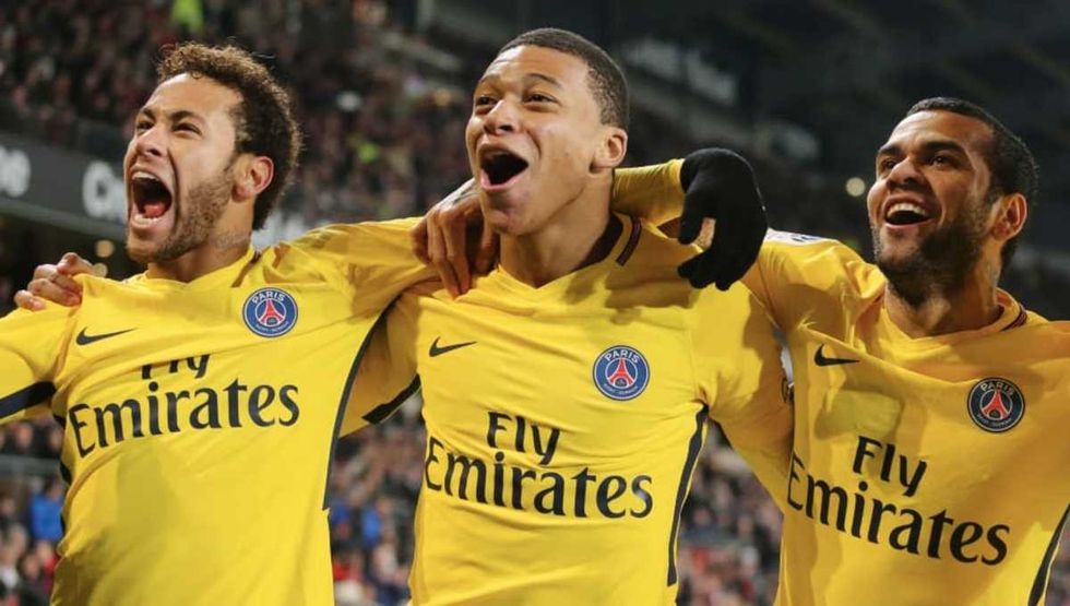 mbappe alves neymar