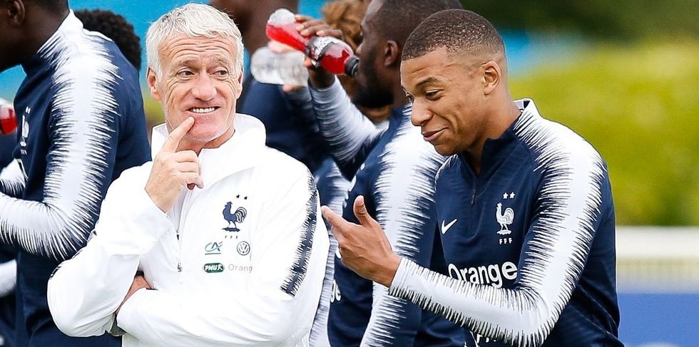 mbappe deschamps 1