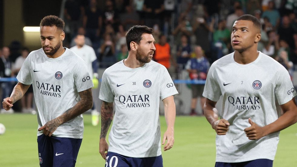 Mbappe Neymar Messi