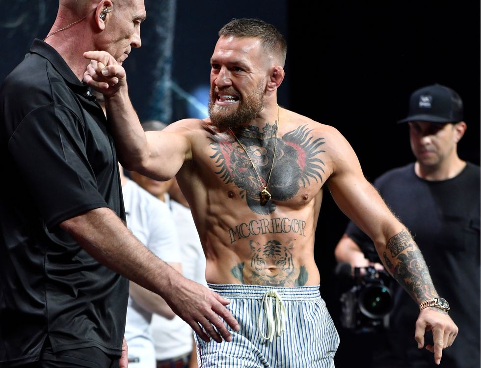 McGregor reacted with a furious outburst on social media
