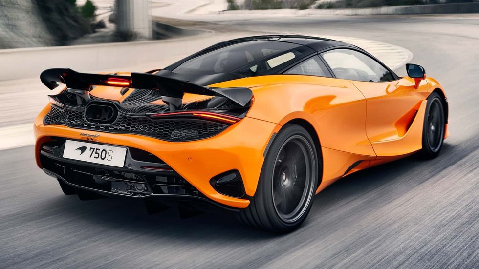 mclaren 750s coupe rear 3 4