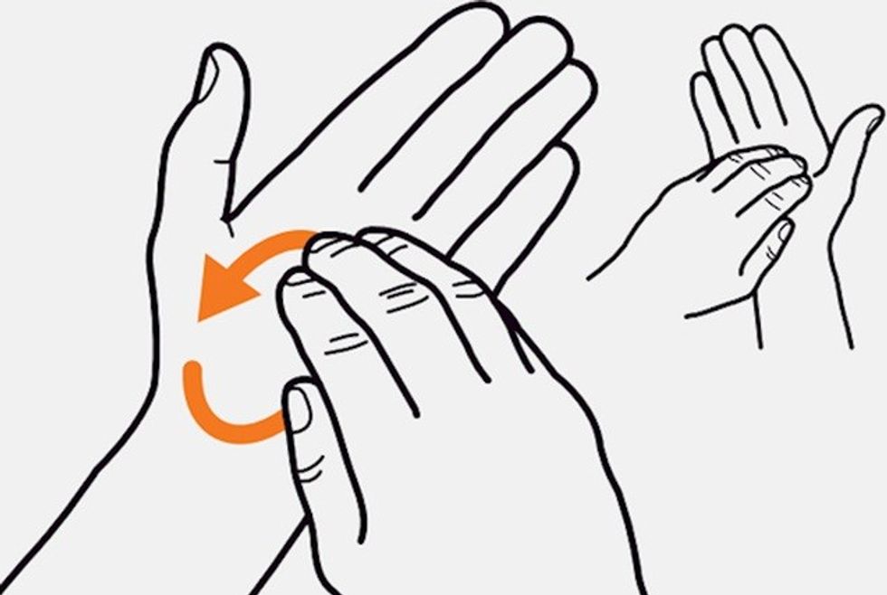 Me mollëzat e gishtave,