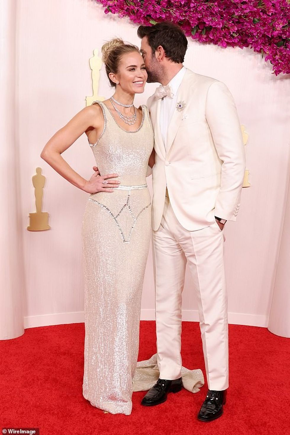 Meanwhile, his wife Emily Blunt doesn't even have an Instagram account. She said she avoids it because she wants a normal life. Seen in March