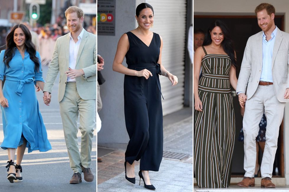 meghan markle africa re wears