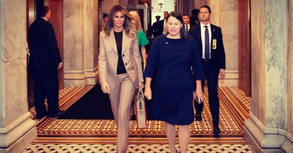 melania trump impeachment ignore