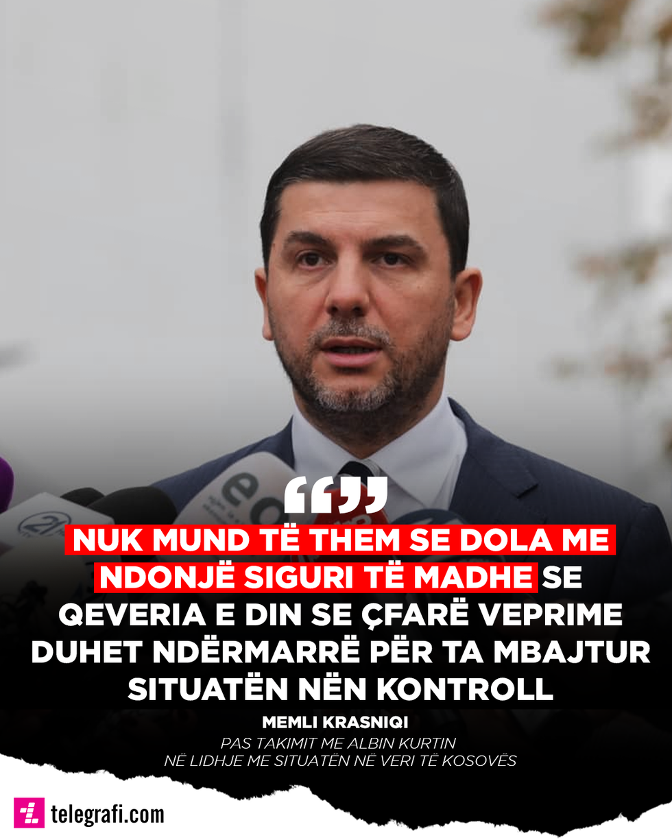 Memli Krasniqi Quote pas takimit me Kurtin