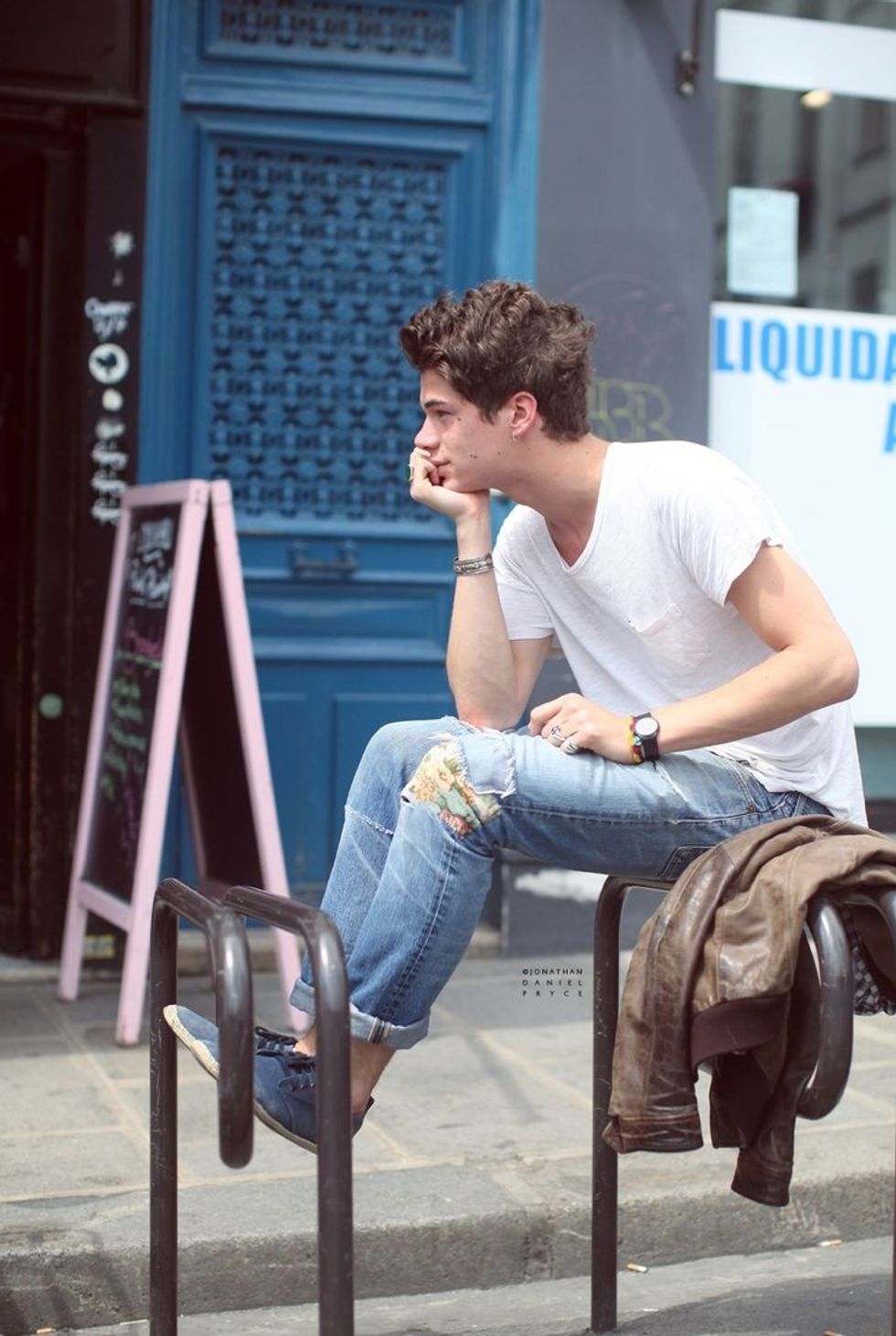 mens ripped jeans 30