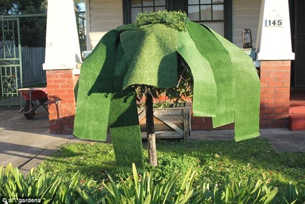 Mënyrat më të çuditshme në dekorimin e kopshteve foto 9