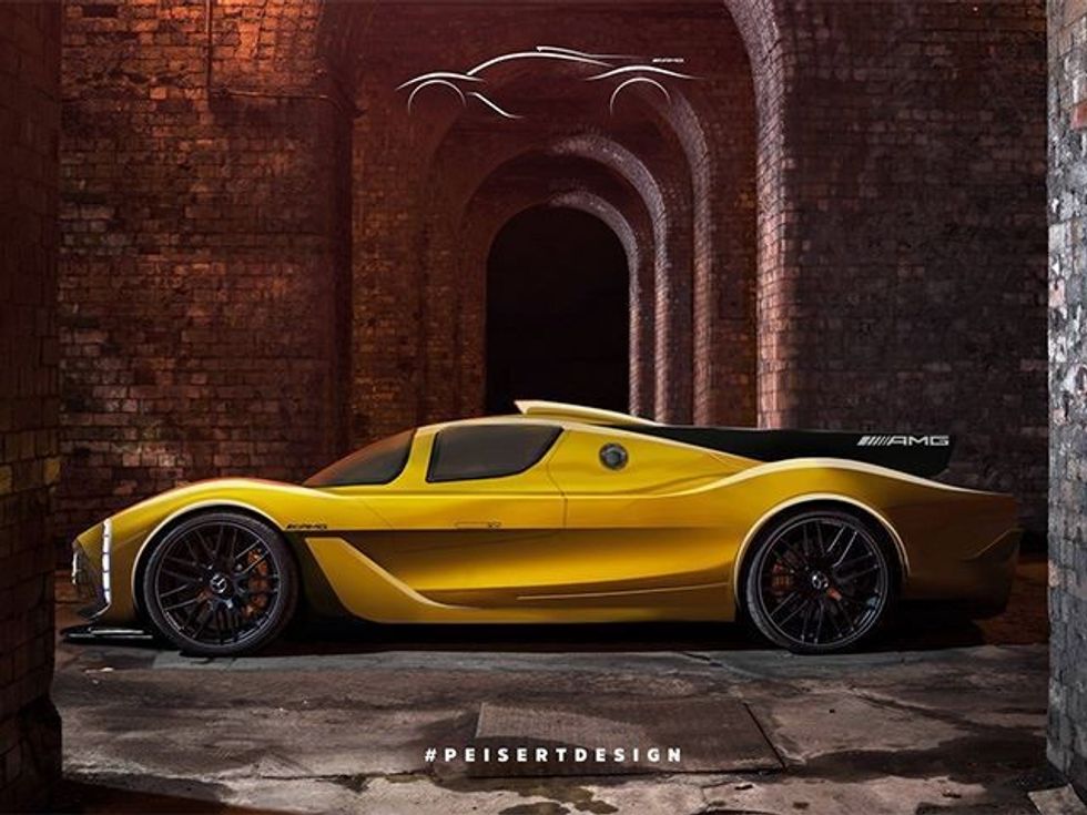 Mercedes Project One me shpejtësinë e veturave të garave foto 2
