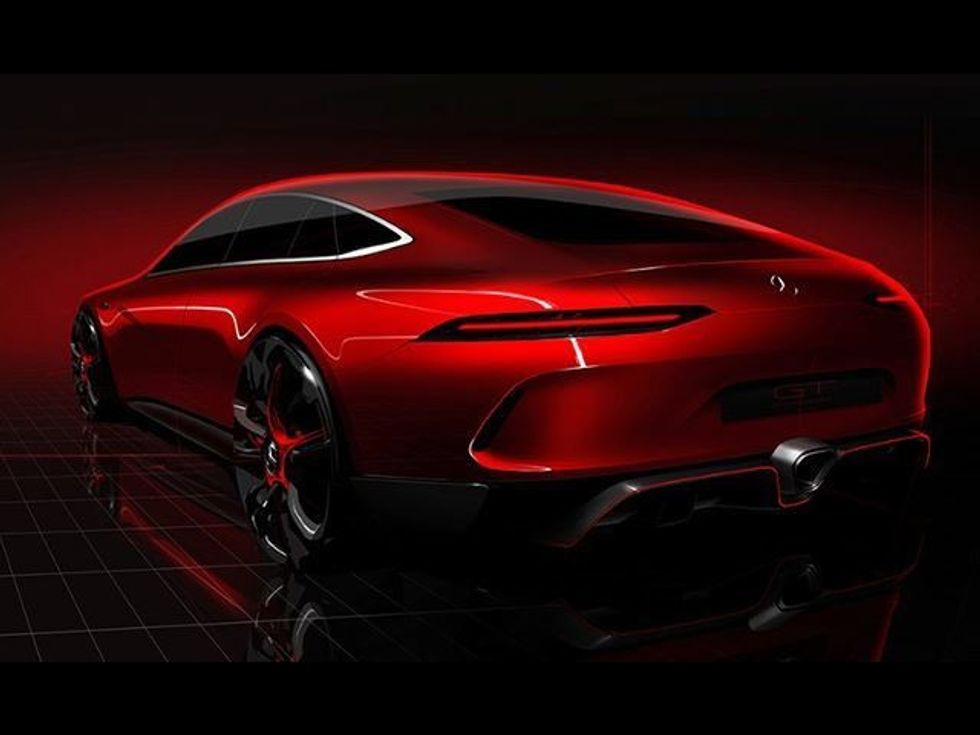 Mercedes zbulon AMG GT rivalin me kater dyer te Porsche Panamera foto 2