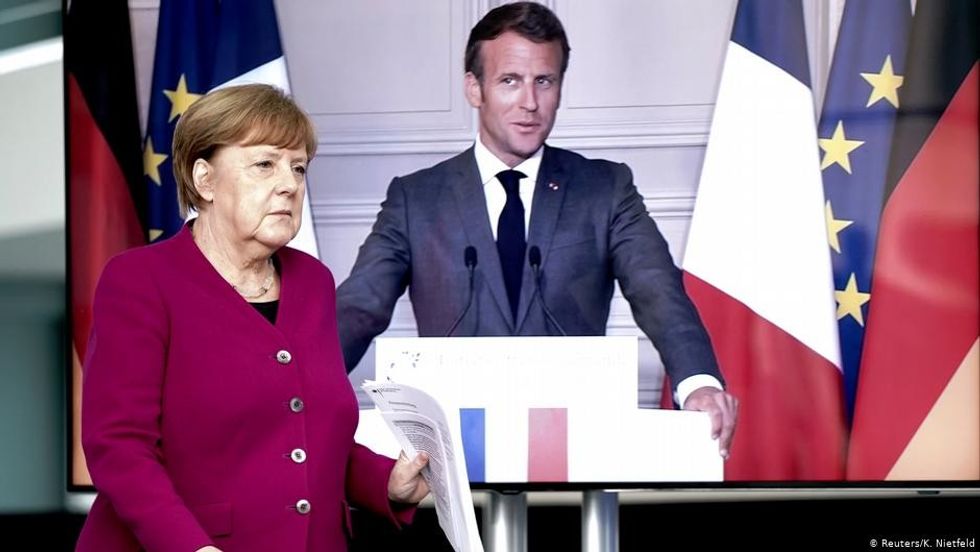 merkel macron