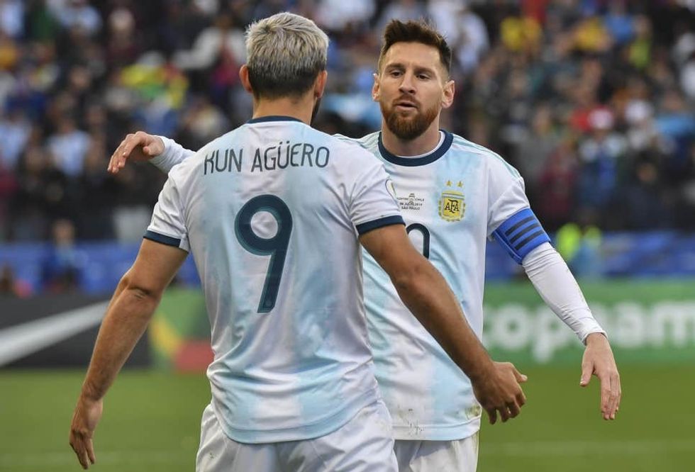 messi aguero