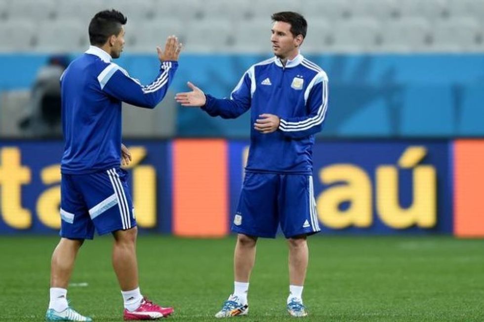 messi aguero