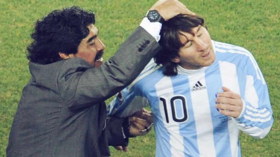 messi maradona 1
