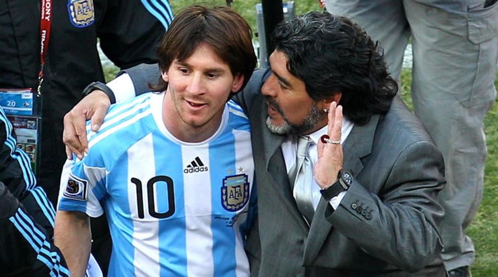 messi maradona