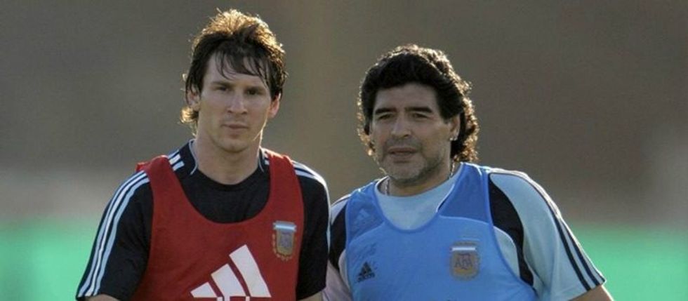messi maradona