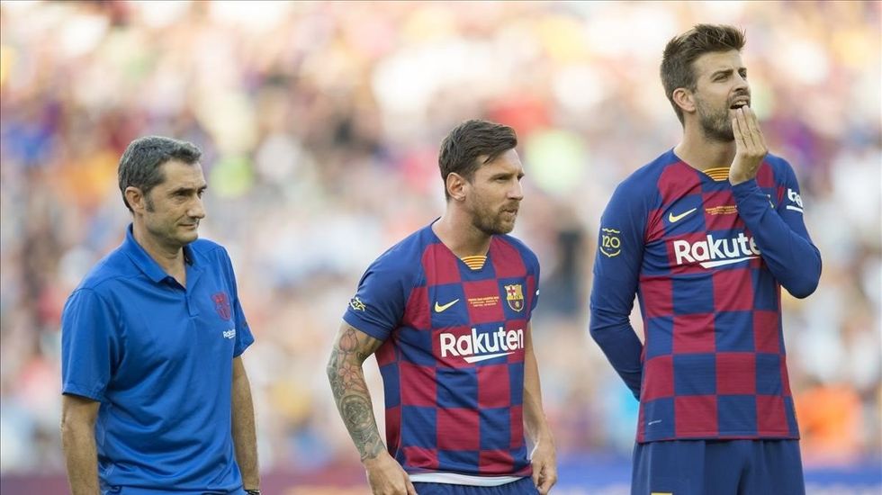 messi pique valverde