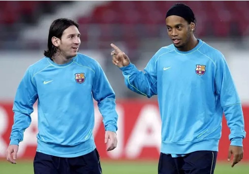 messi ronaldinho