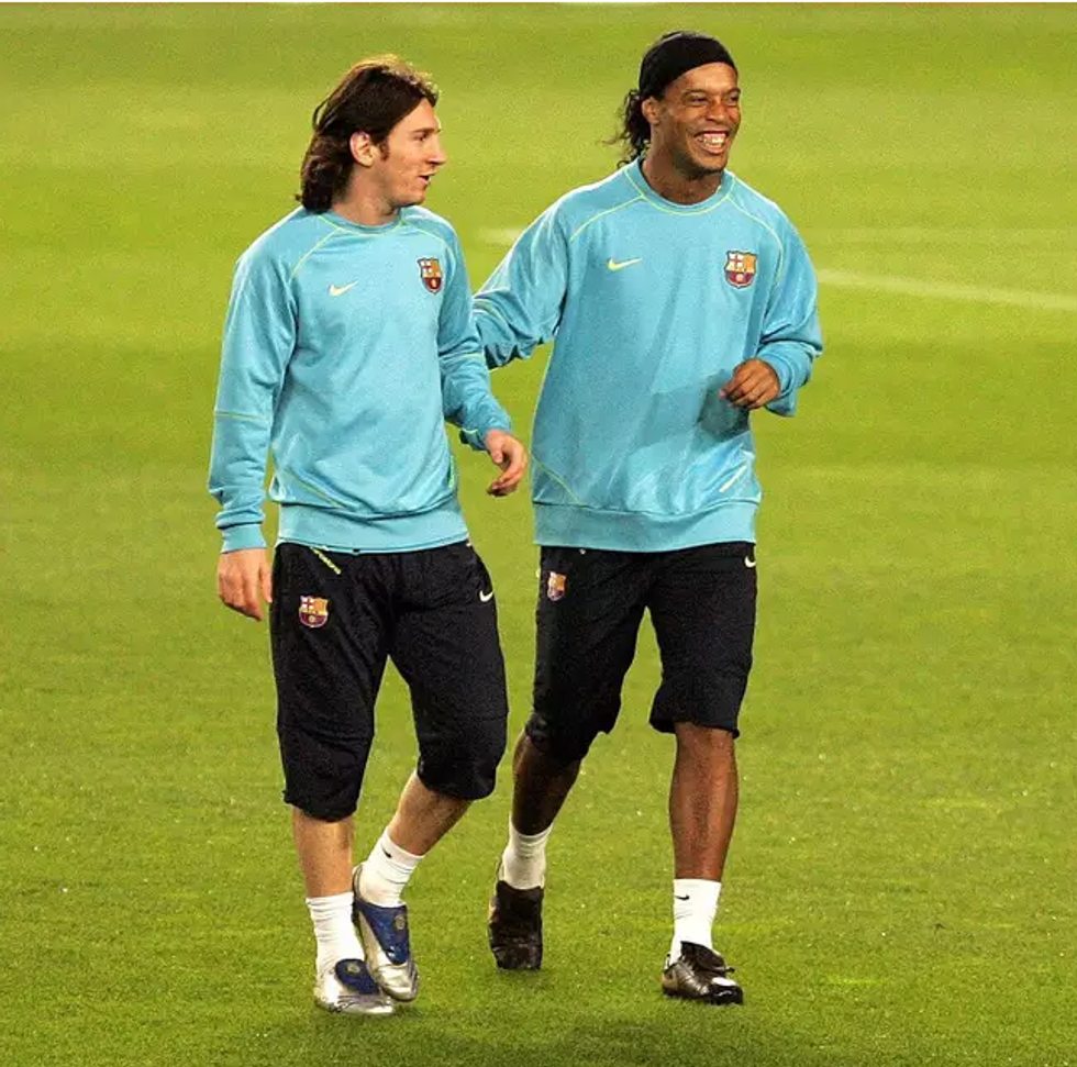 messi ronaldinho