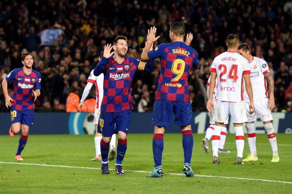 Messi Suarez vs Mallorca