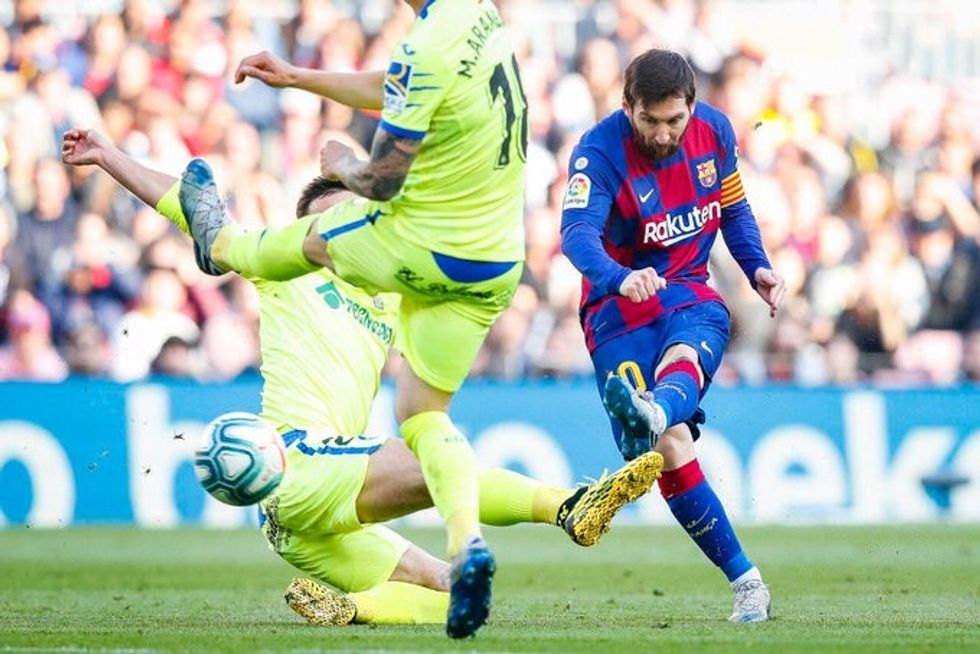 messi vs getafe