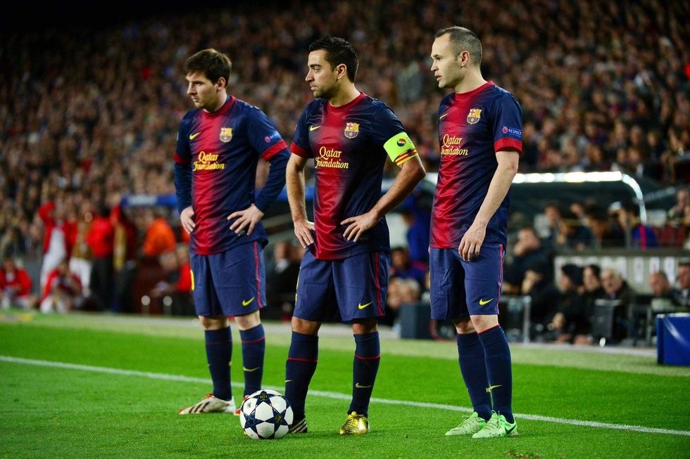 messi xavi iniesta