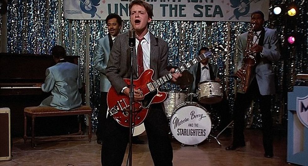 Michael J. Fox në “Back To The Future”.