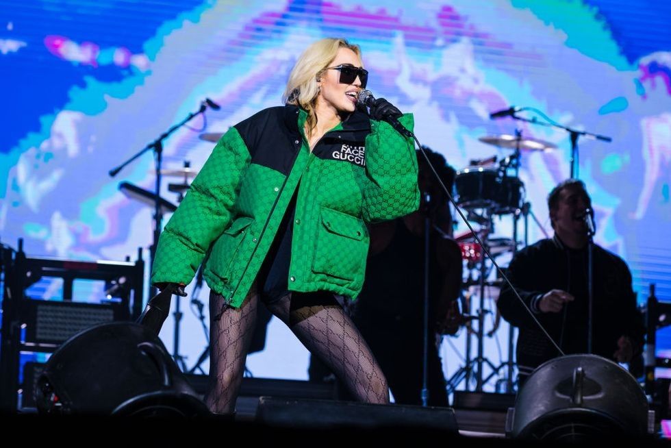 miley cyrus performs live on stage during day two of news photo 1703752430