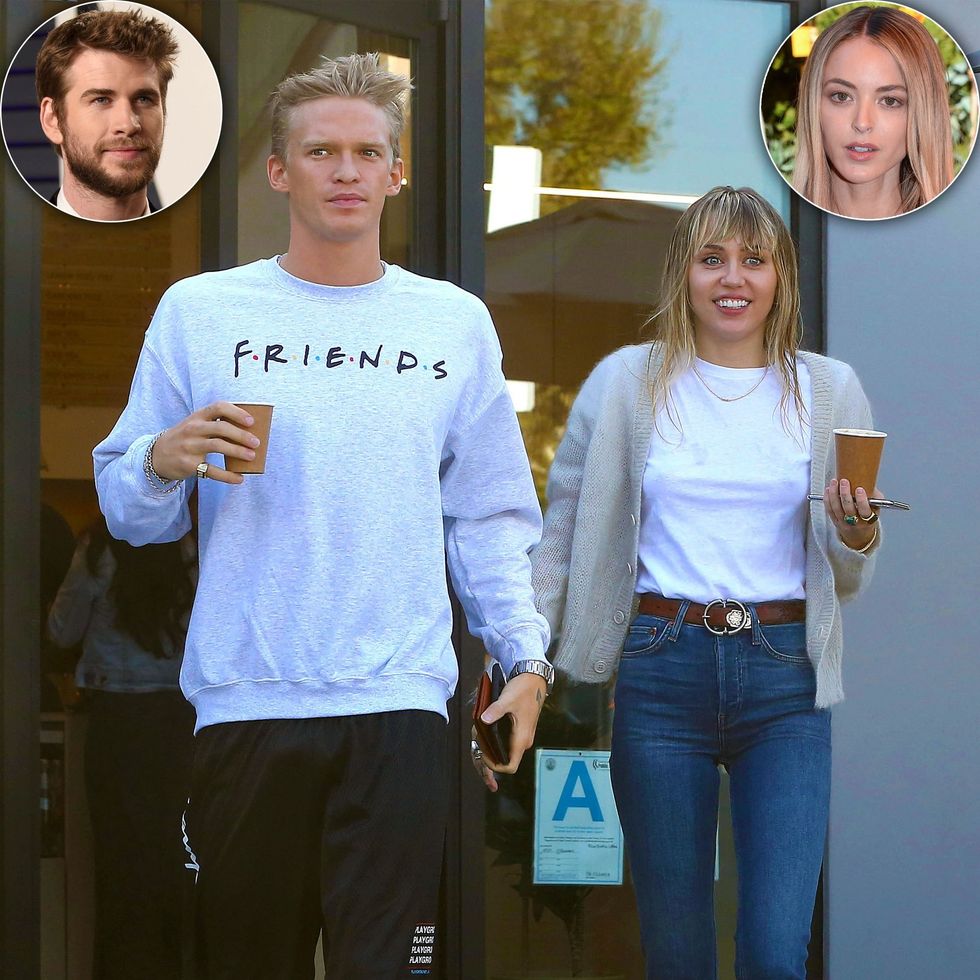 Miley Cyrus Reacts to Photos With Her New Flame Cody and Exes Liam Kaitlynn Classic pp