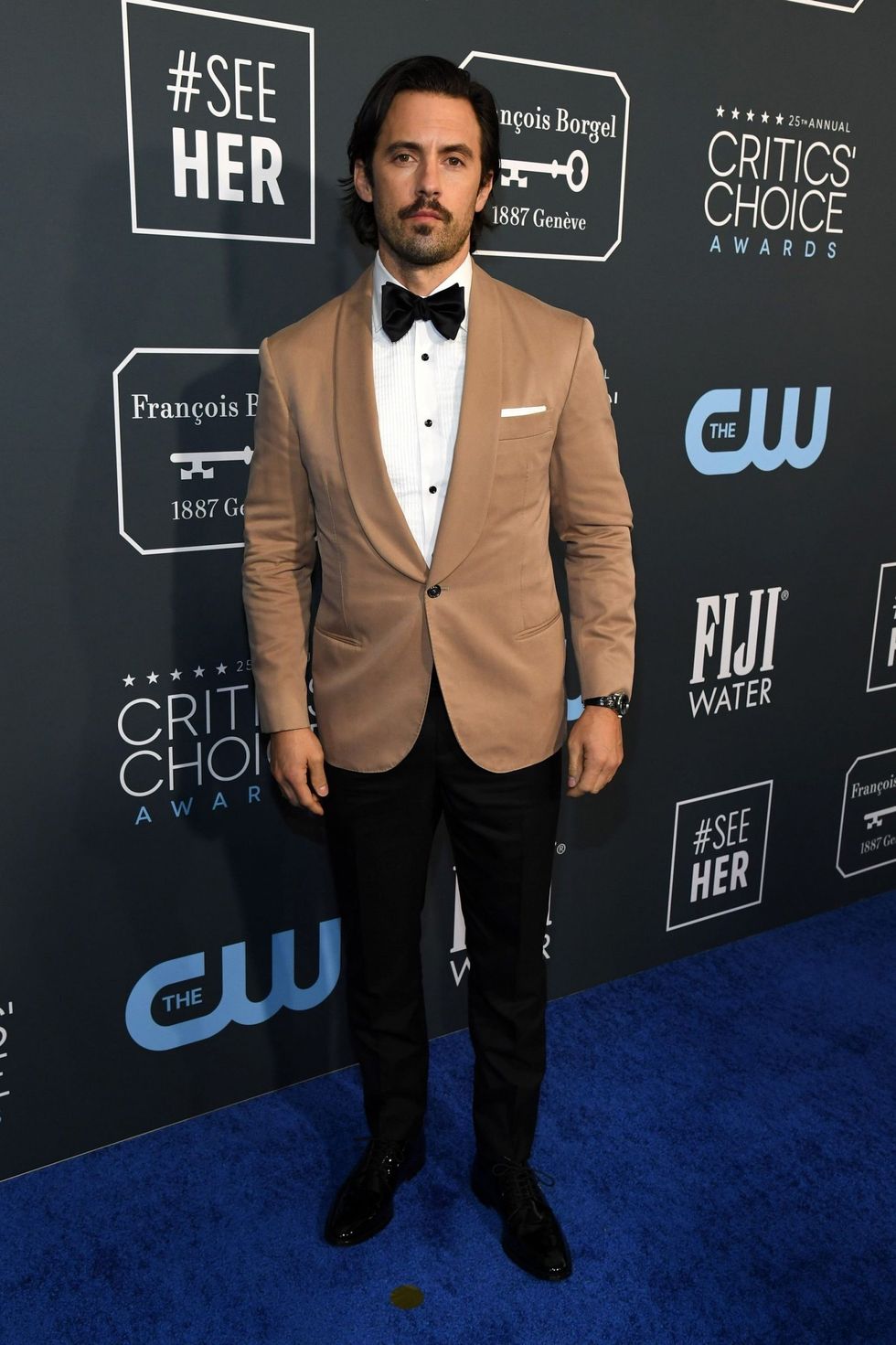 Milo Ventimiglia at 2020 Critics Choice Awards scaled