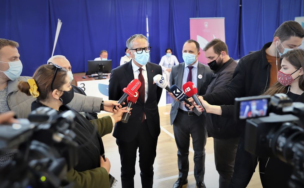 Ministri i Shendetesise Arben Vitia