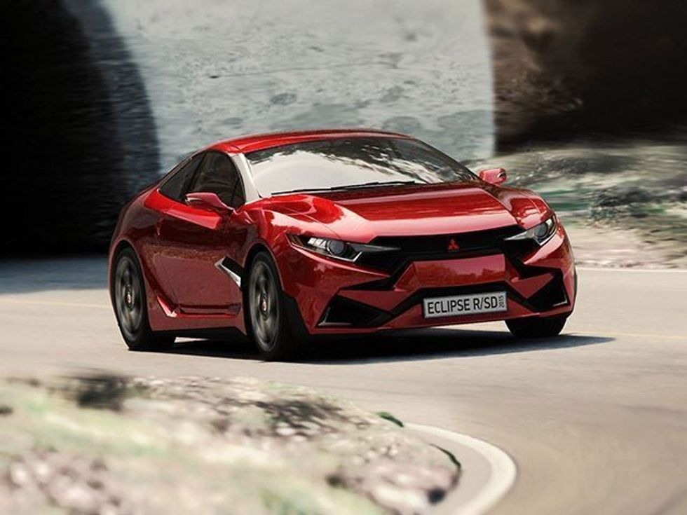 Mitsubishi rikthen modelin EVO si nje SUV teresisht elektrik foto 6