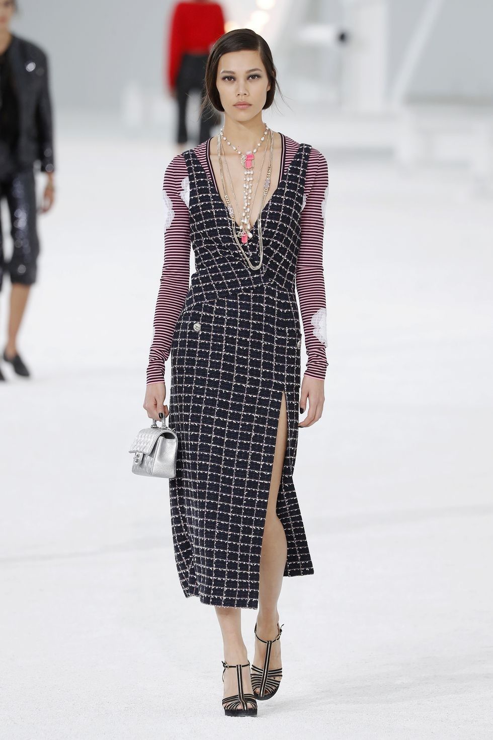 model walks the runway during the chanel fashion show news photo 1601986064