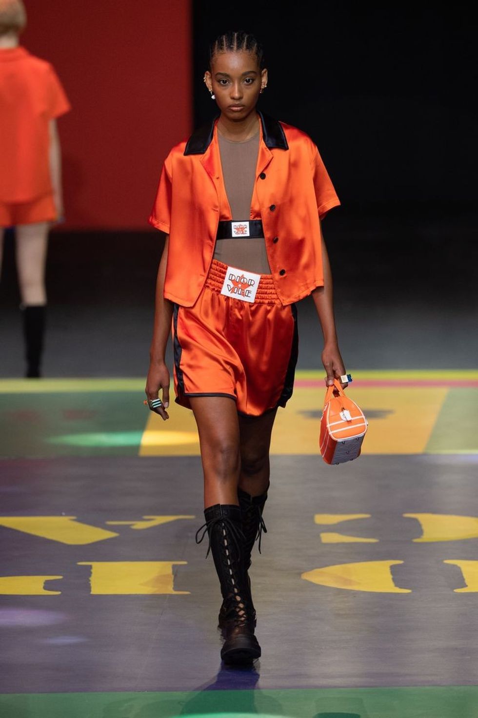 model walks the runway during the dior ready to wear spring news photo 1632938489