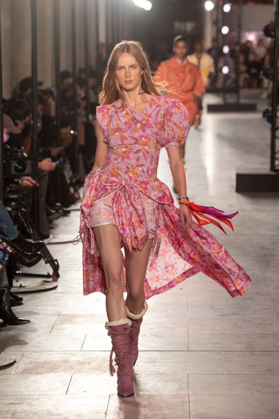 model walks the runway during the isabel marant womenswear news photo 1633099088