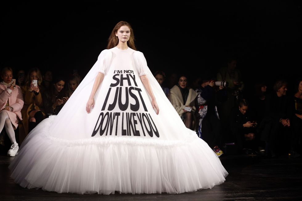 model walks the runway during the viktor rolf spring summer news photo 1098420898 1548268095