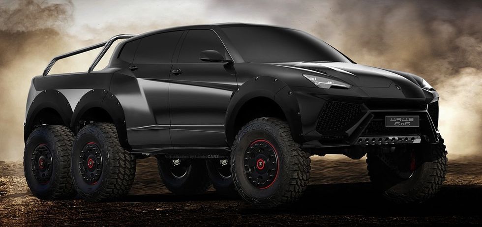 Modeli Urus me gjashtë rrotë kunderpergjigja e Lamborghini per Mercedes Benz foto 2