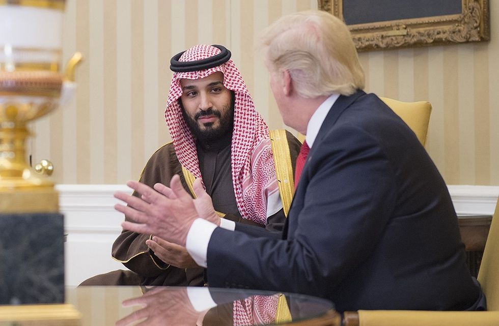 Mohammad bin Salman Al Saud Donald Trump meeting in Washington