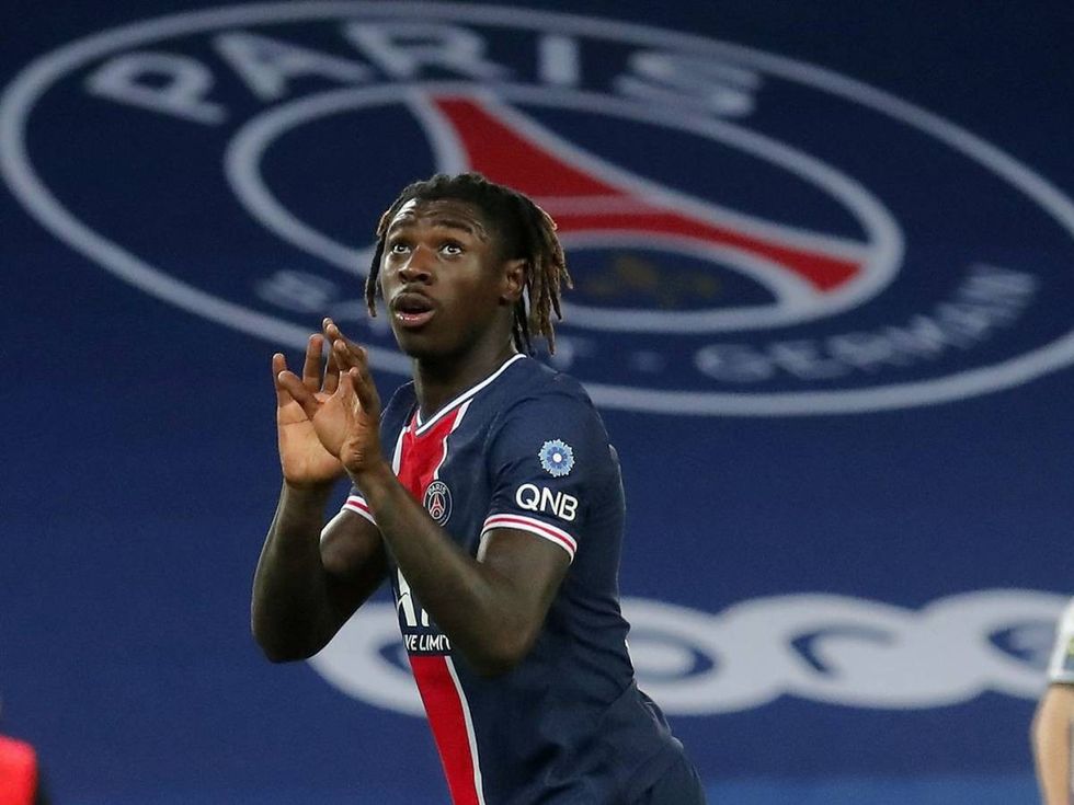 moise kean celebration