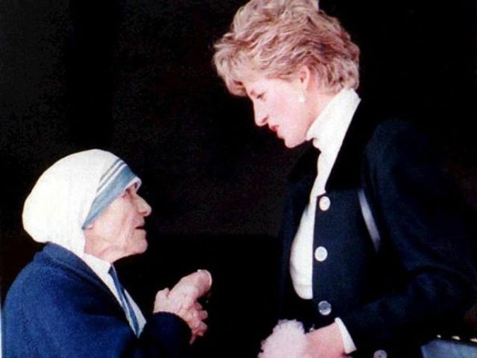 Mother Teresa Princess Diana AFP