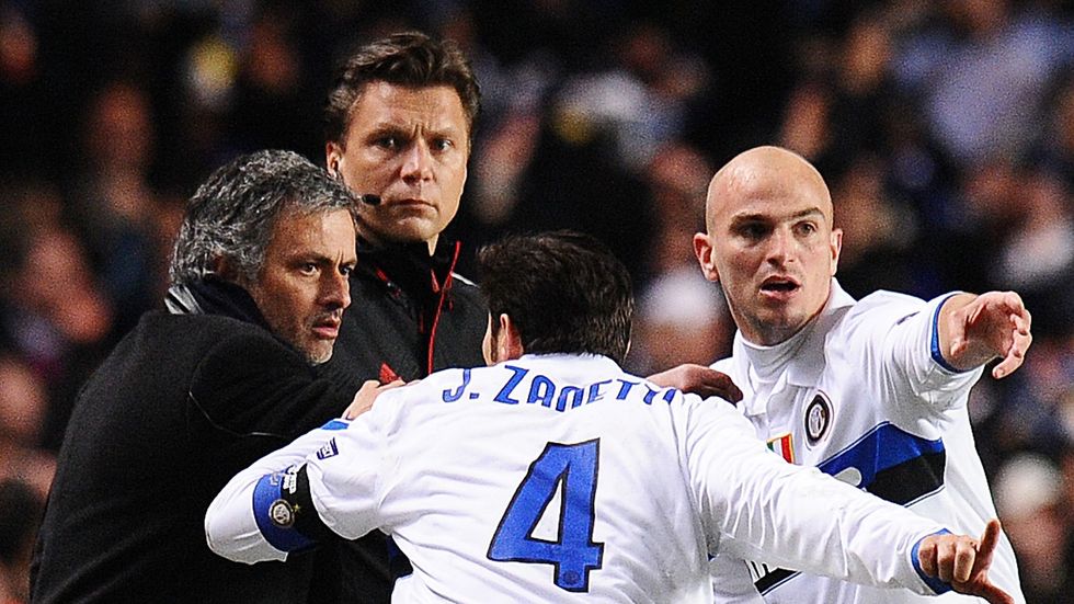 mourinho zanetti cambiasso