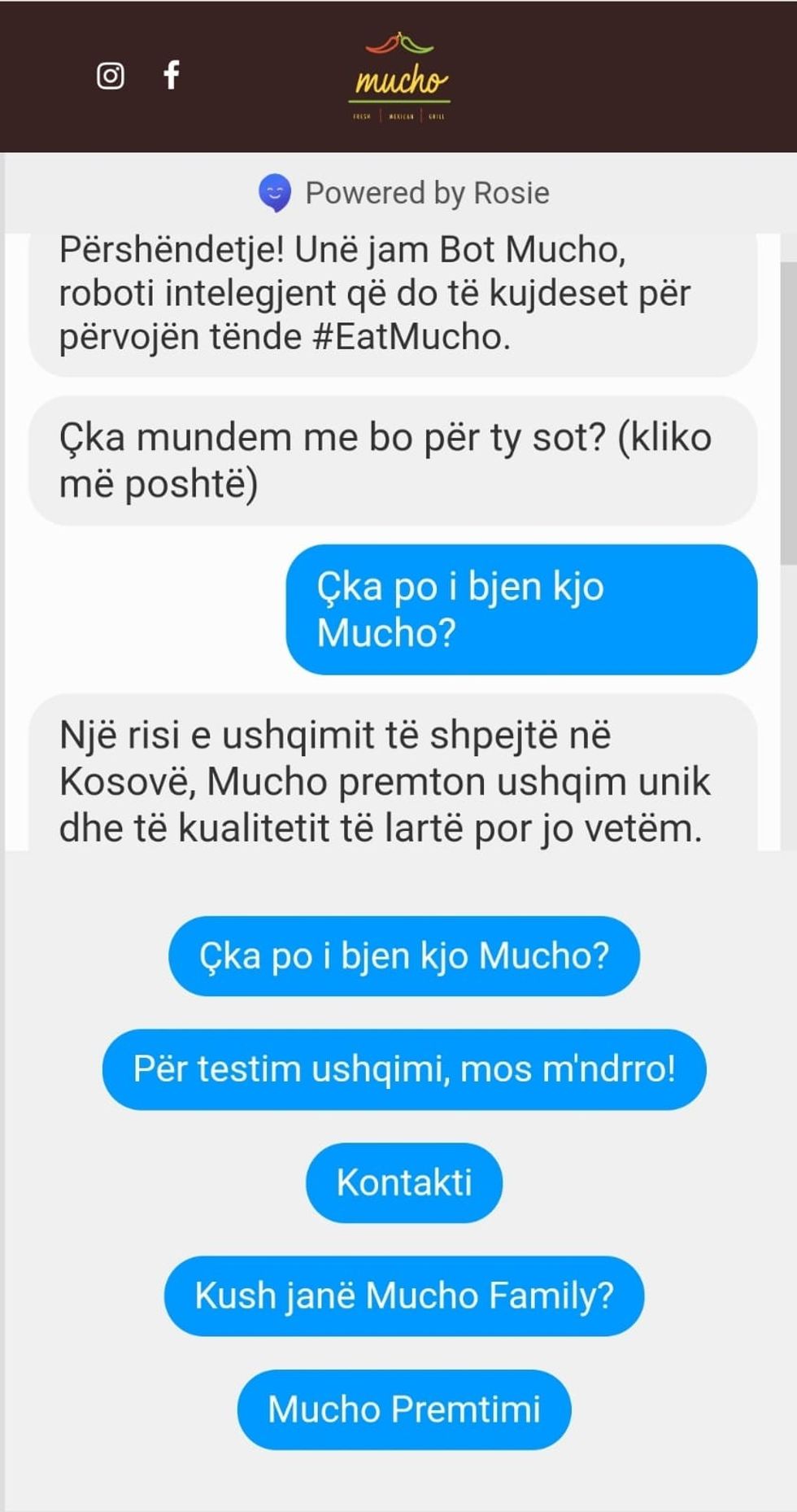 Mucho Bot mobile screenshot